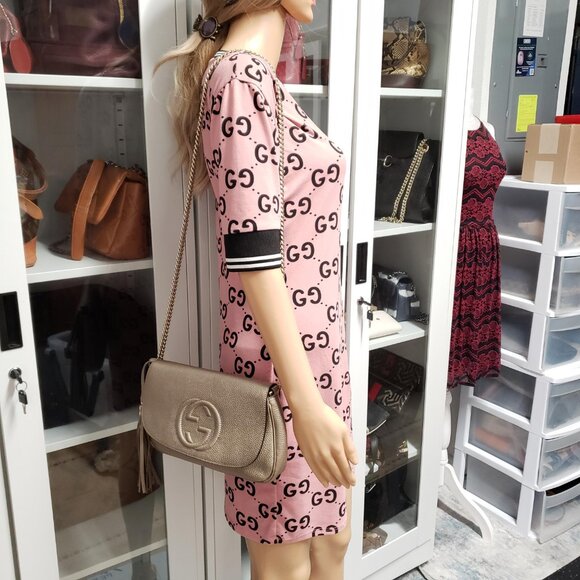 GUCCI Soho Leather Shoulder Bag 468-092625 - Picture 16 of 16